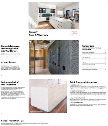Corian Warranty 1