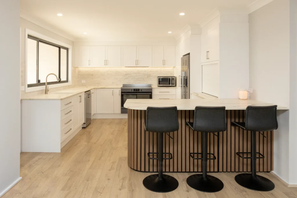 Award-Worthy Hampton Kitchen in Saratoga, featured hampton kitchen cabinets