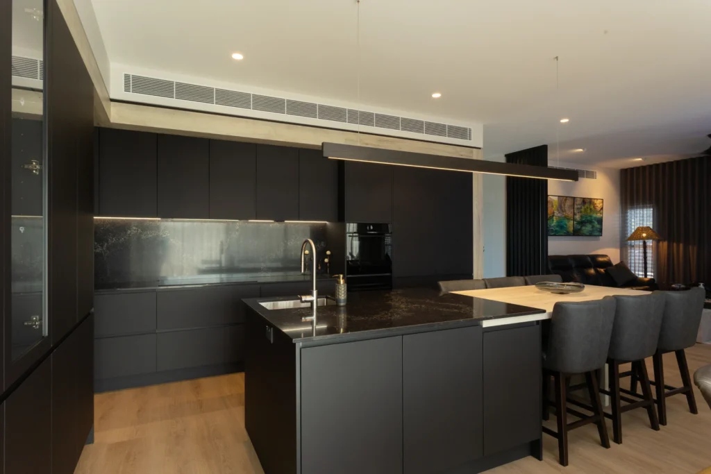 Sleek Modern Kitchen in Mardi 2 2025 HIA Kitchen Finalist in Narbeen Close Mardi 4